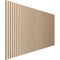 Ekena Millwork 48H x 3/8T Adjustable Wood Slat Wall Panel Kit w/ 1W Slats, Maple contains 42 Slats SWW84X48X0375MA - alternate 6